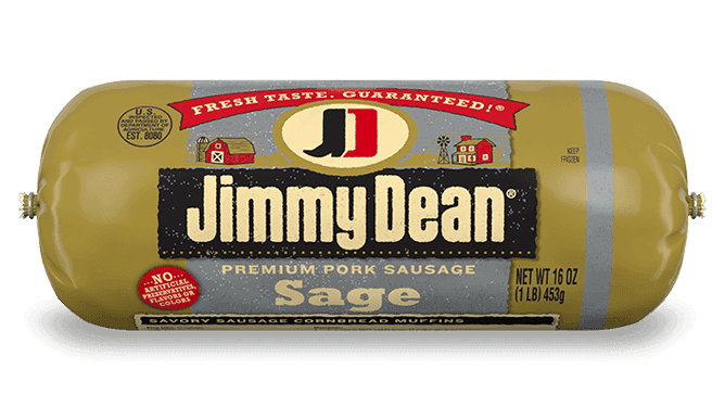 sausage (sage flavored) or ground beef
