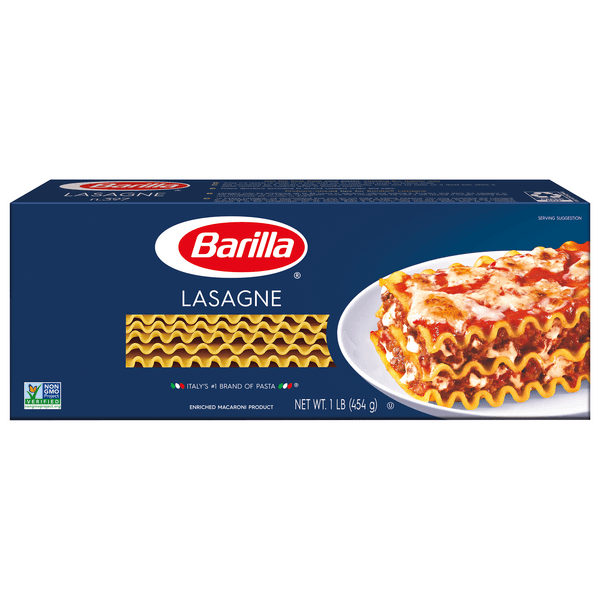box lasagna noodles, broken up