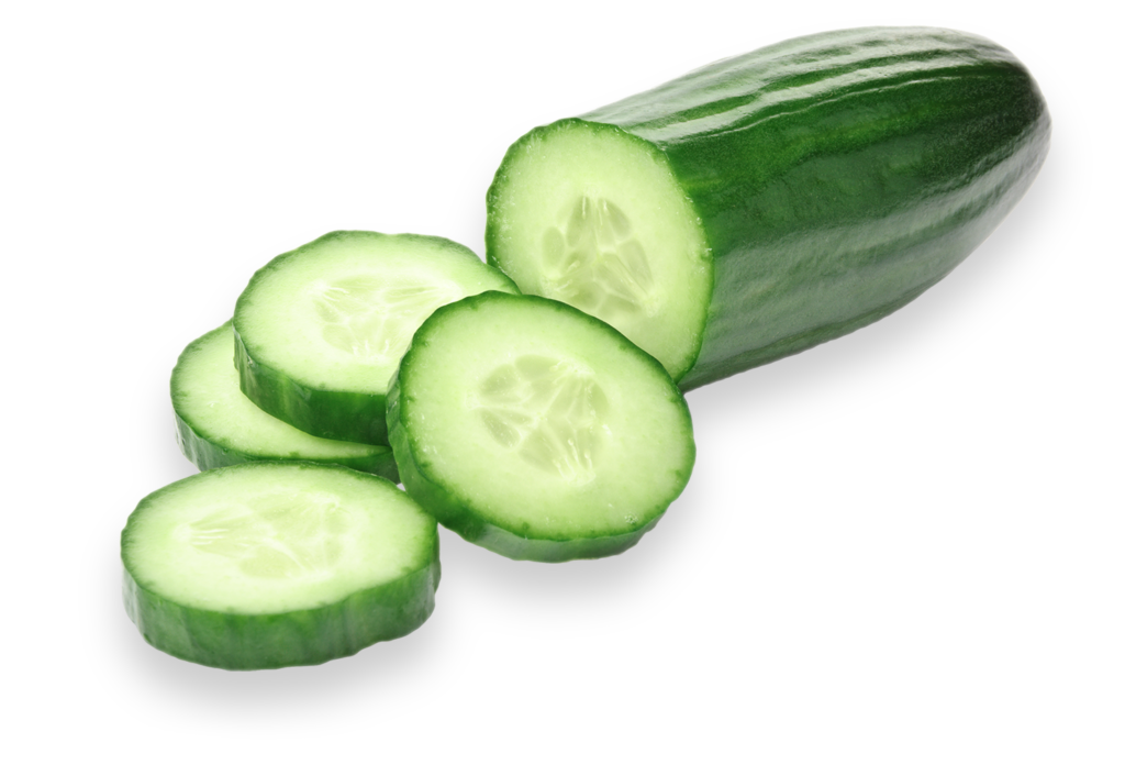 seedless cucumbers, diced