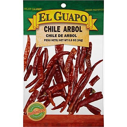 chiles de arbol (I used alot more because I am used to the spice)