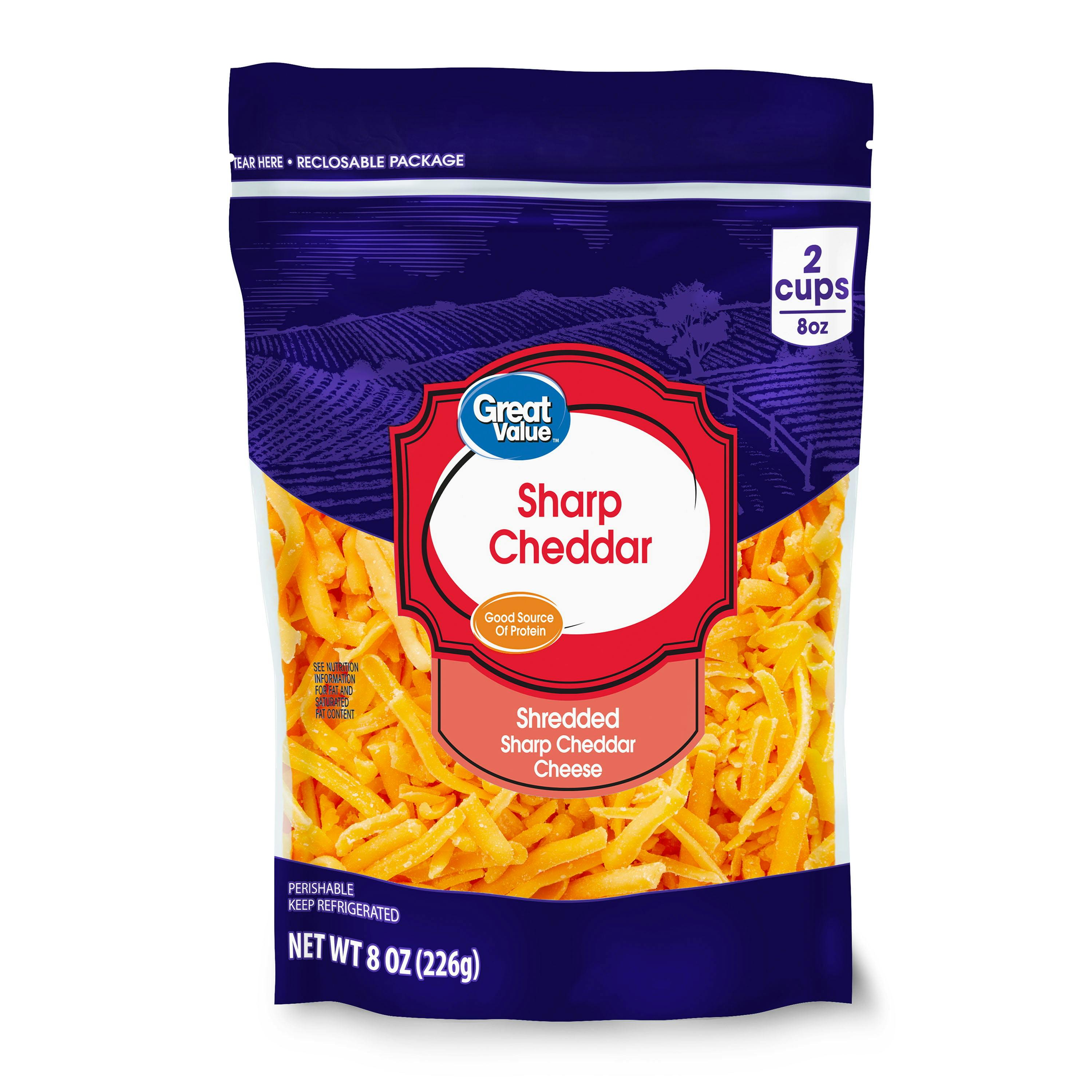 shredded cheddar cheese (or cheese of your choice)