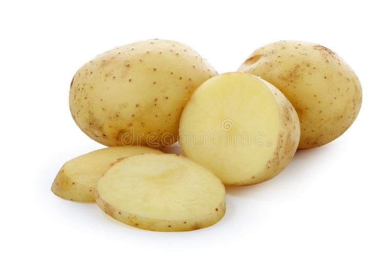 diced potatoes, use 2 or 3 depending how big small potatoes are (Yukon golds)